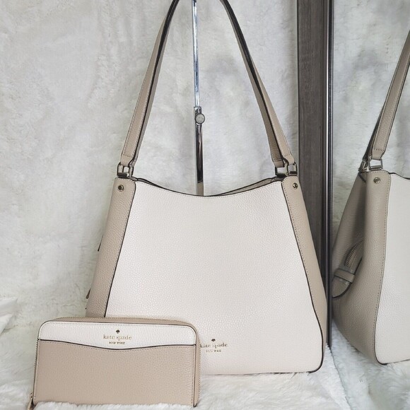 WoW! kate spade New York Designer Shoulder Bag Purse Tote Handbag + Wallet NWT - Picture 14 of 14